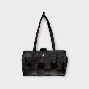 Harveys X Mercedes | Original Seatbelt Purse 14X8 Black 90s